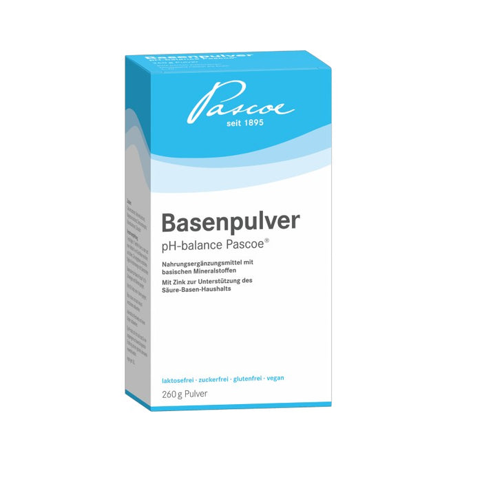 Basenpulver pH-balance Pascoe, 260 g Poudre