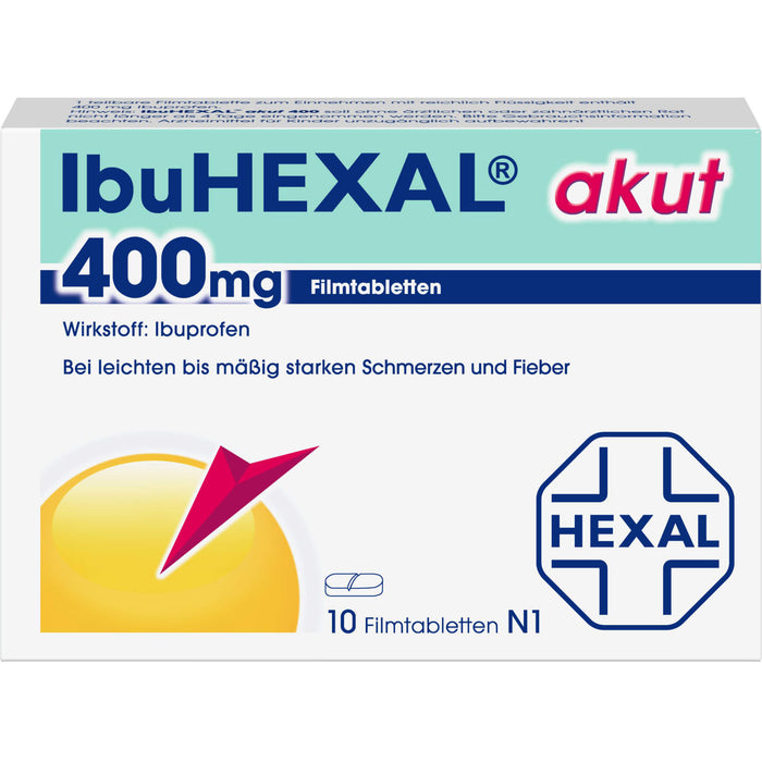 IbuHEXAL akut 400 mg, 10 pc Tablettes