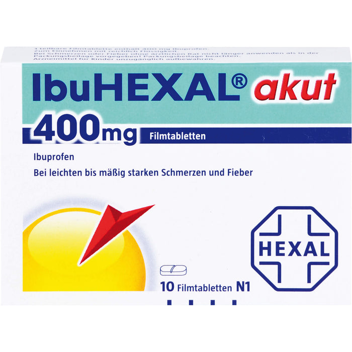 IbuHEXAL akut 400 mg, 10 pc Tablettes