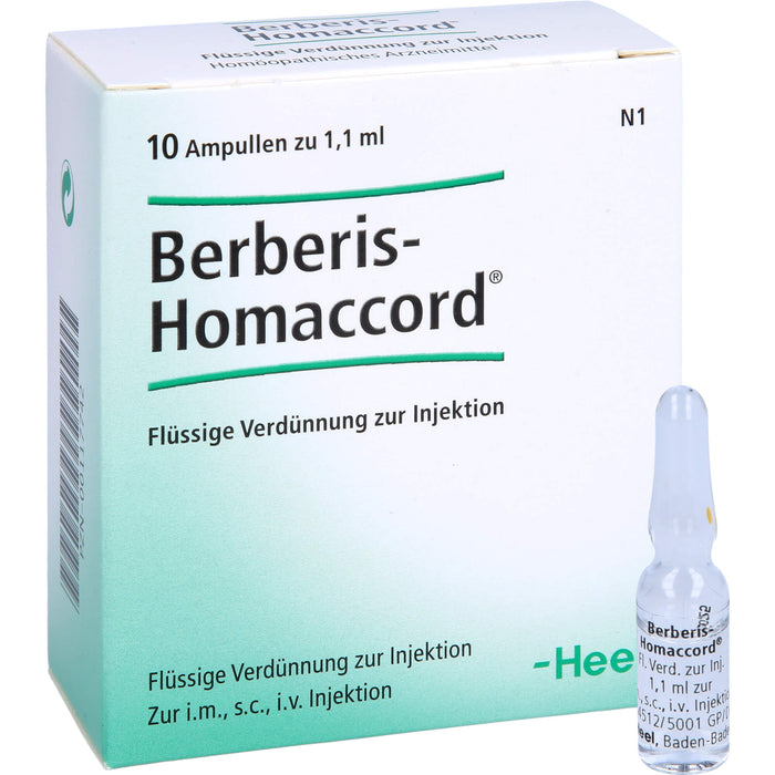 Berberis-Homaccord flüssige Verdünnung, 10 pcs. Ampoules