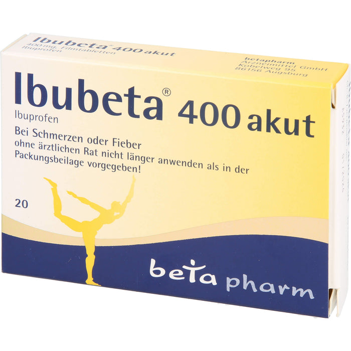 Ibubeta 400 akut Tabletten, 20 pcs. Tablets