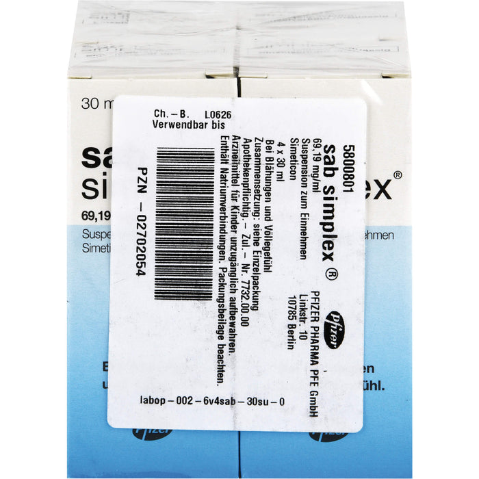 Sab simplex Suspension Reimport EMRAmed, 120 ml Solution
