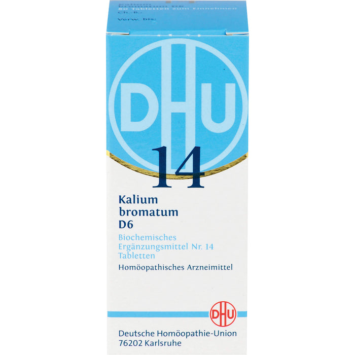 DHU Schüßler-Salz Nr. 14 Kalium bromatum D6 Tabletten, 80 pc Tablettes