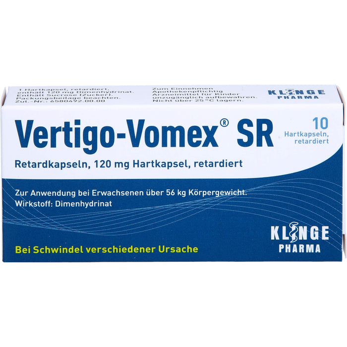 Vertigo-Vomex SR Retardkapseln, 10 pcs. Capsules