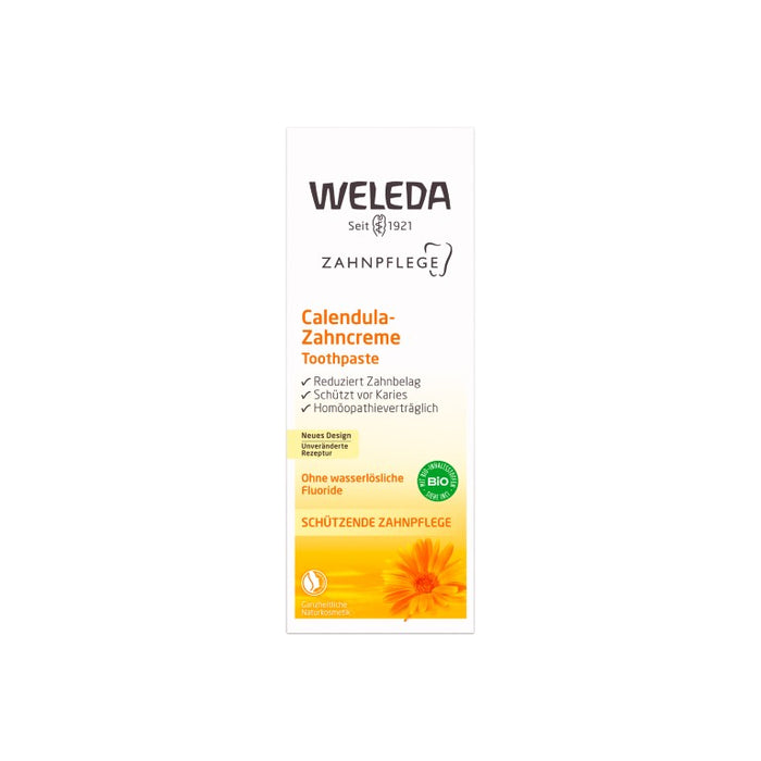 WELEDA Calendula-Zahncreme, 75 ml Zahncreme