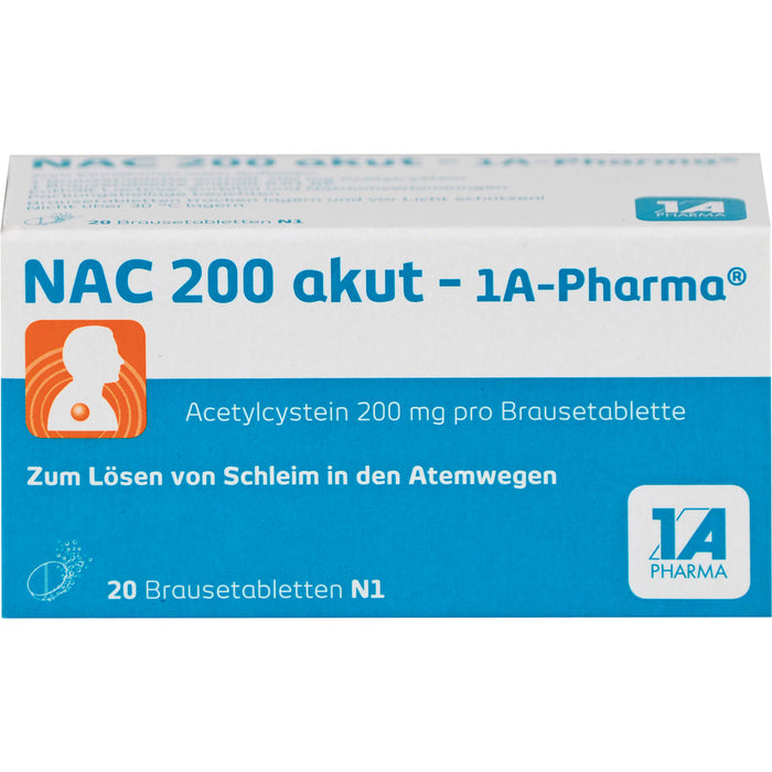 NAC 200 akut - 1 A Pharma, 20 pcs. Tablets