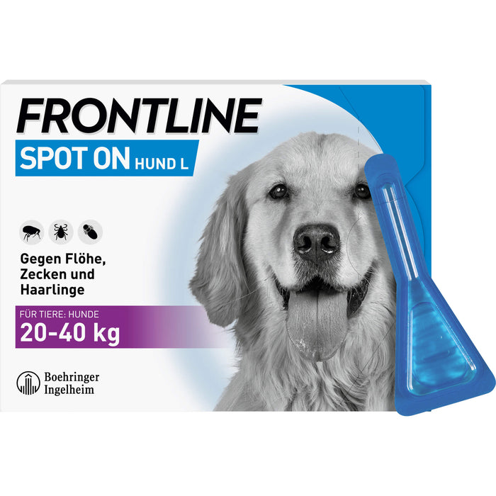 FRONTLINE Spot on Hund L 20-40 kg Pipetten, 3 pc Ampoules