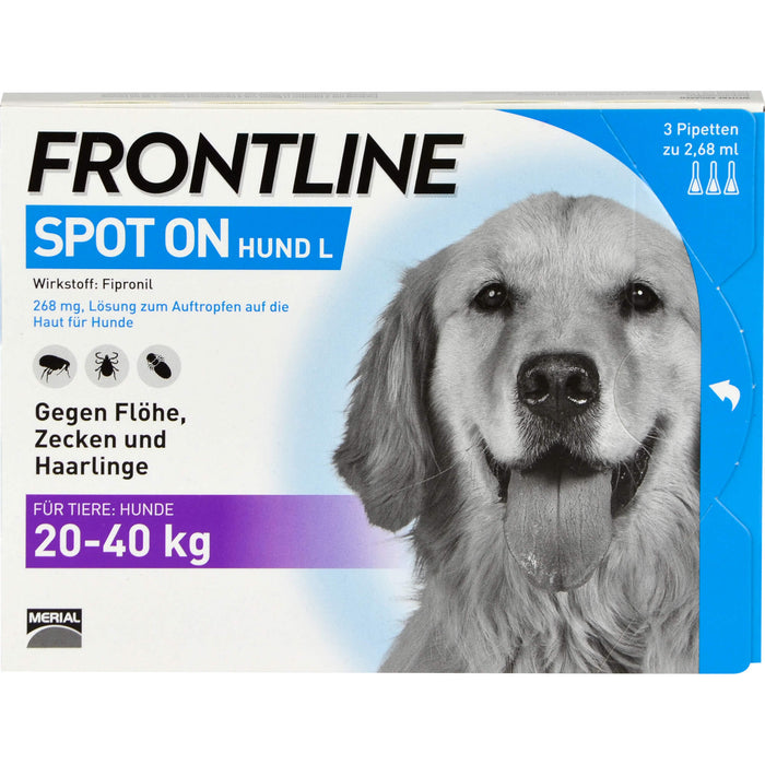 FRONTLINE Spot on Hund L 20-40 kg Pipetten, 3 pc Ampoules