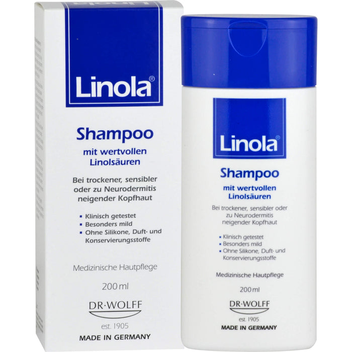 Linola Shampoo, 200 ml Shampoing