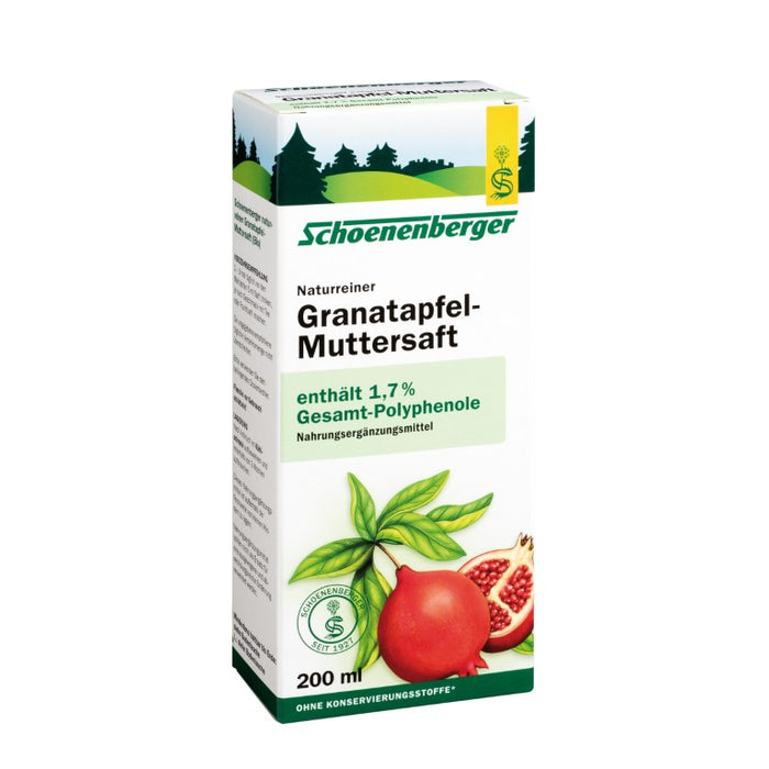 Schoenenberger Naturreiner Granatapfel-Muttersaft, 200 ml Solution