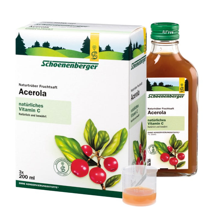 Schoenenberger naturtrüber Fruchtsaft Acerola, 600 ml Solution