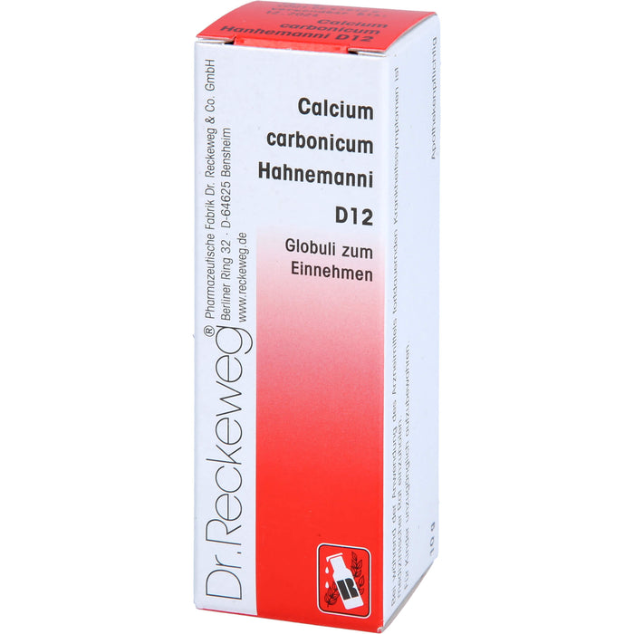 DR. RECKEWEG & CO Calcium carbonicum Hahnemanni D 12 Globuli, 10 g Globules