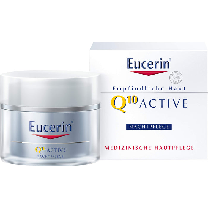 Eucerin Q10 Active Anti-Falten Nachtpflege Creme, 50 ml Cream