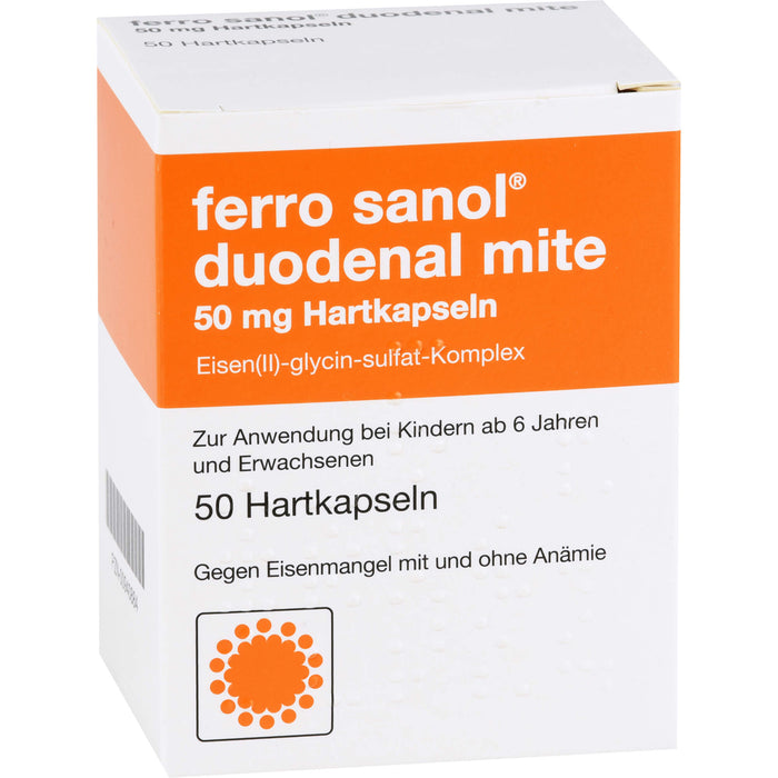ferro sanol duodenal mite 50 mg Kapseln, 50 pc Capsules