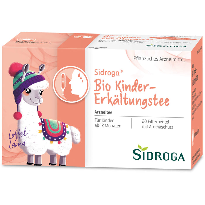 Sidroga Bio Kinder Erkältungstee, 20 pc Sac filtrant