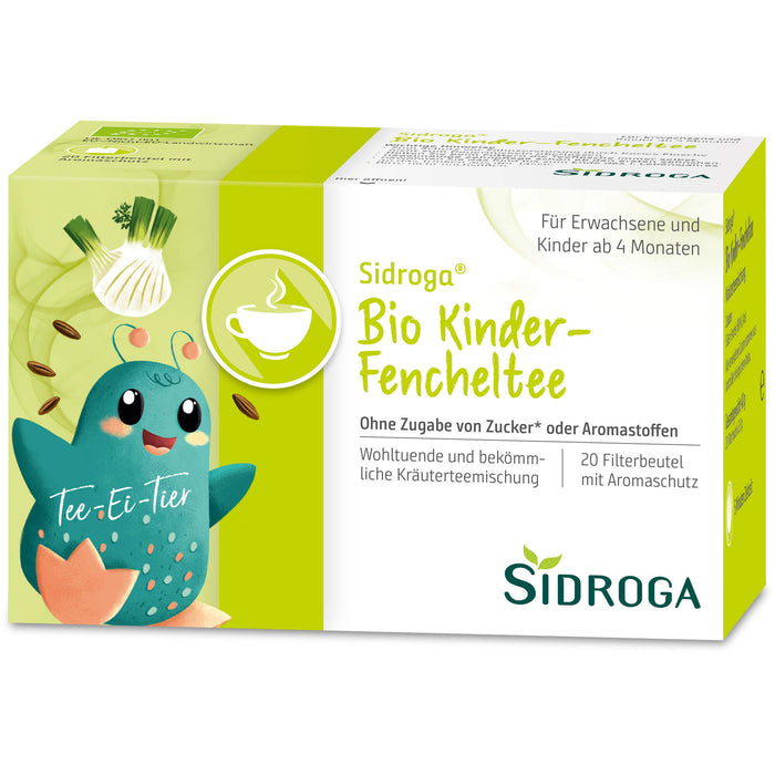 Sidroga Bio Kinder Fencheltee, 20 pc Sac filtrant