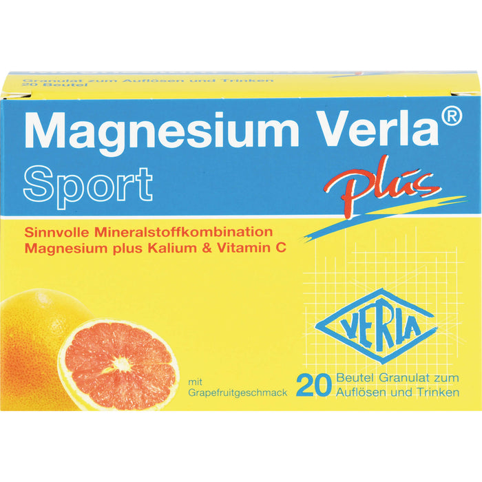 Magnesium Verla plus Sport Granulat, 20 pc Sachets