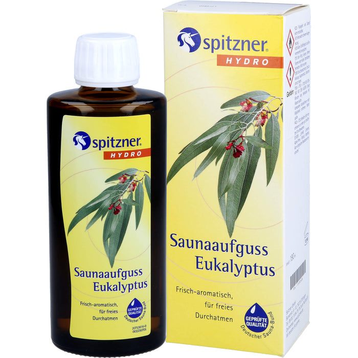 spitzner Hydro Saunaaufguss Eukalyptus, 190 ml Concentré