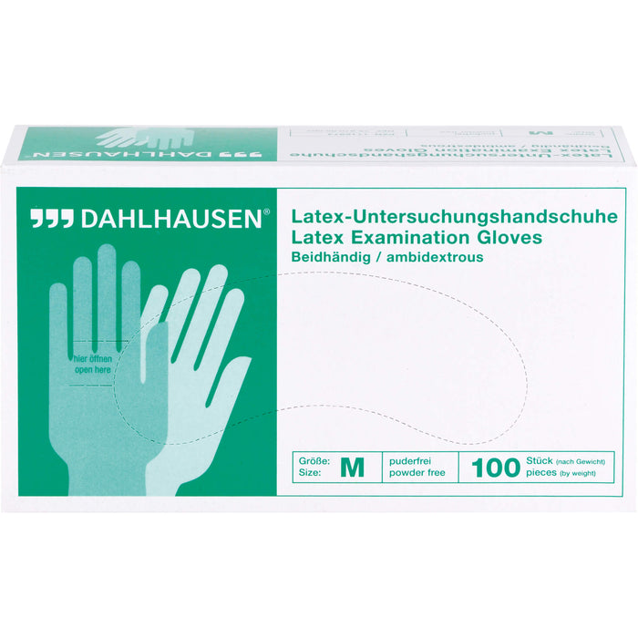 Latex-Handschuhe ungepudert Gr.M, 100 pc Gants