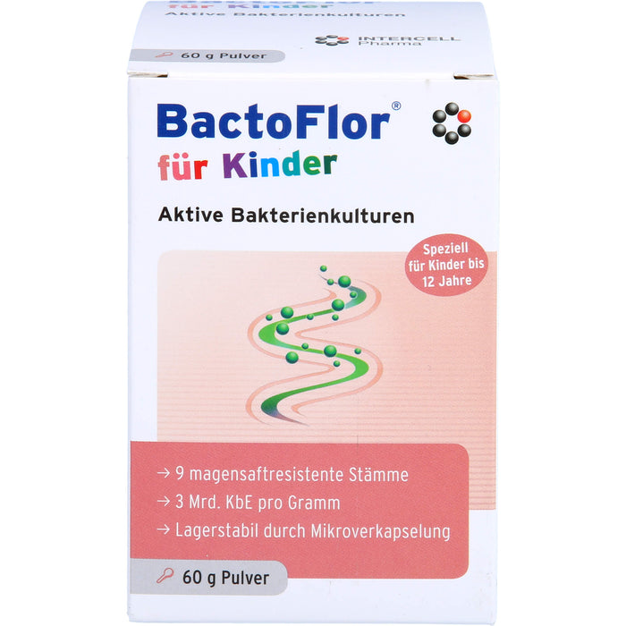 BactoFlor für Kinder aktive Bakterienkulturen Pulver, 60 g Poudre