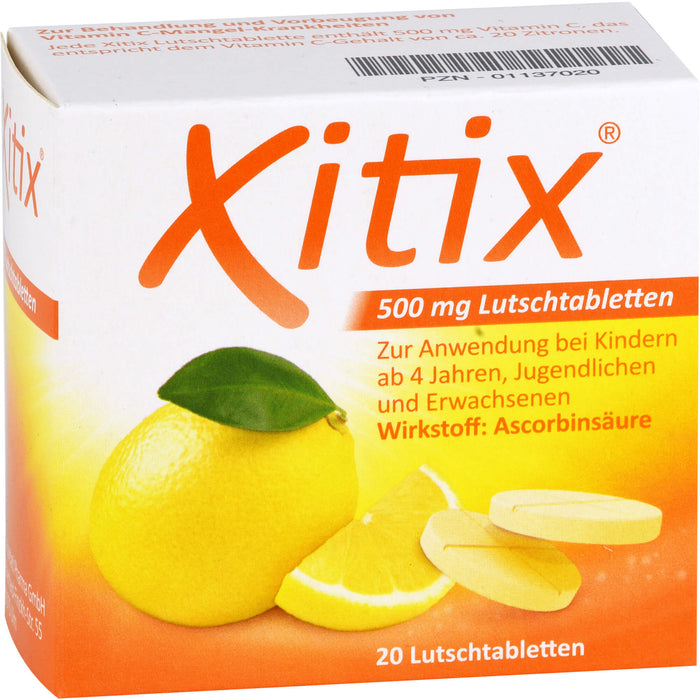 Xitix 500 mg Lutschtabletten, 20 pcs. Tablets