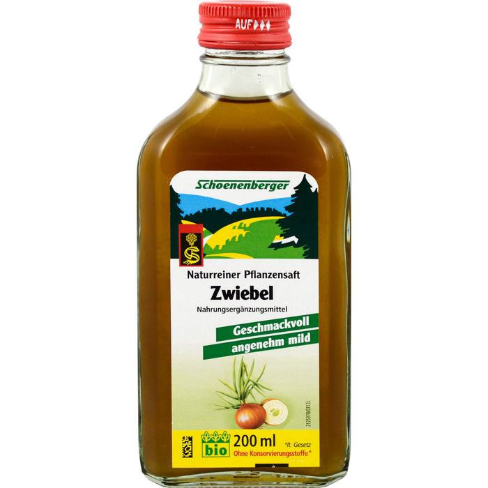 Schoenenberger Naturreiner Pflanzensaft Zwiebel, 200 ml Solution