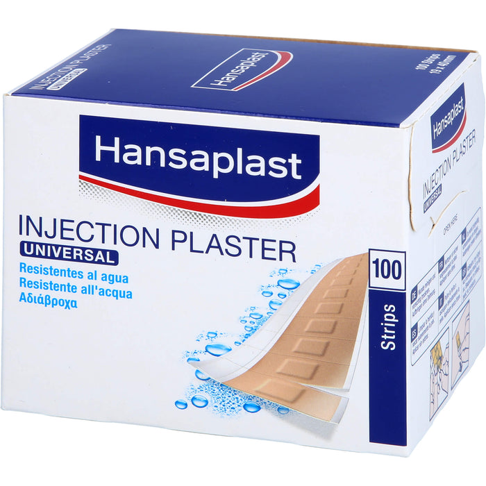 Hansaplast Injection Plaster Universal Injektionspflaster Wasser abweisend, 100 pc Pansement