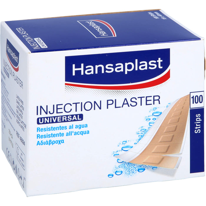 Hansaplast Injection Plaster Universal Injektionspflaster Wasser abweisend, 100 pc Pansement