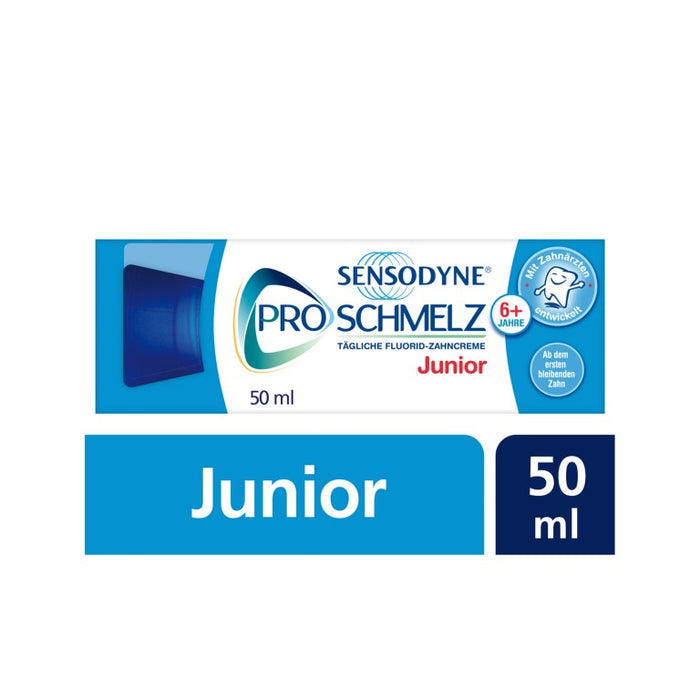 SENSODYNE Pro Schmelz Junior Fluorid-Zahncreme, 50 ml Dentifrice