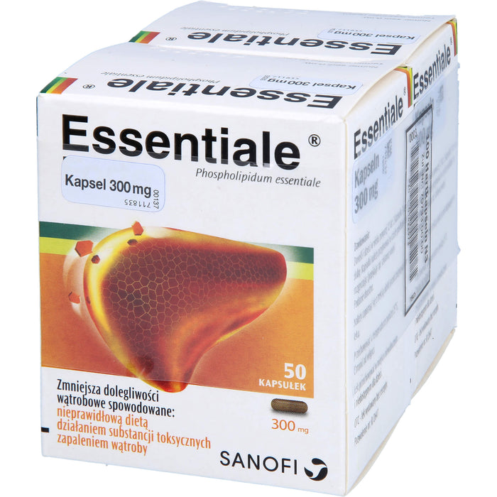 EMRA-MED Essentiale Kapseln 300 mg bei akuten und chronischen Lebererkrankungen Reimport EMRAmed, 100 pc Capsules