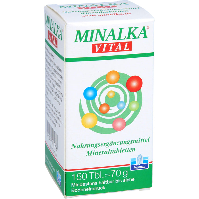 MINALKA vital Mineraltabletten, 150 St. Tabletten