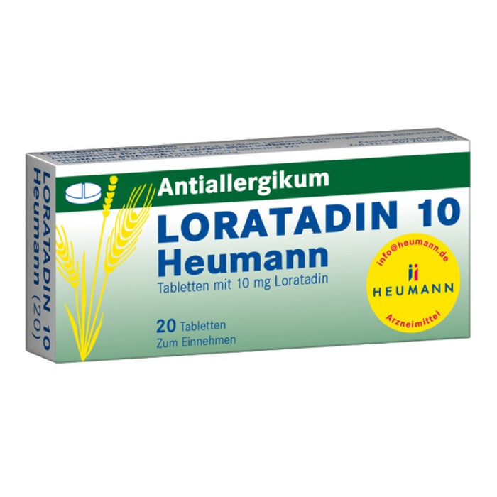 Loratadin 10 Heumann Tabletten Antiallergikum, 20 pcs. Tablets