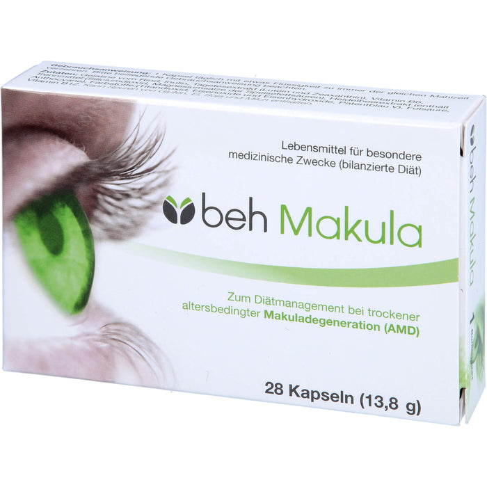 beh Makula Kapseln bei trockener, altersbedingter Makuladegeneration, 28 pc Capsules