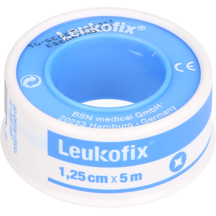 Leukofix 1,25 cm x 5 m hautfreundliches transparentes Fixierpflaster, 1 pc Pansement