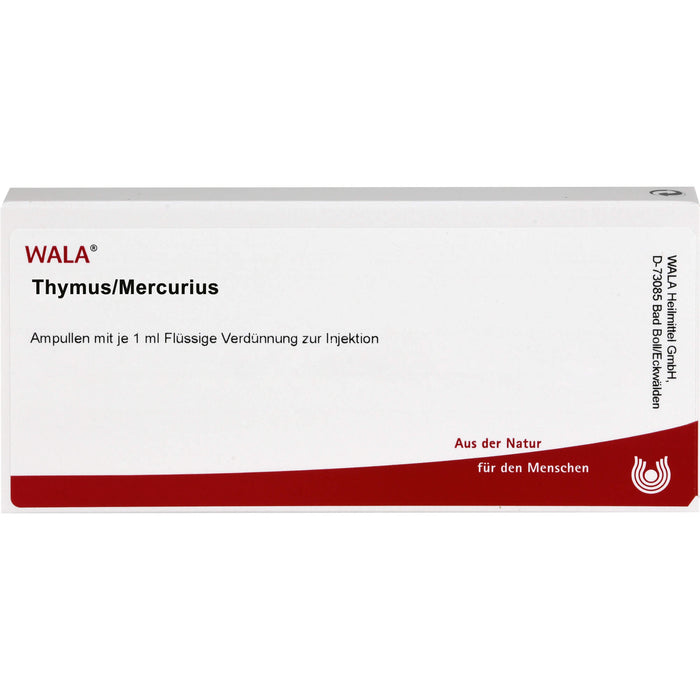 WALA Thymus/Mercurius flüssige Verdünnung, 10 pc Ampoules