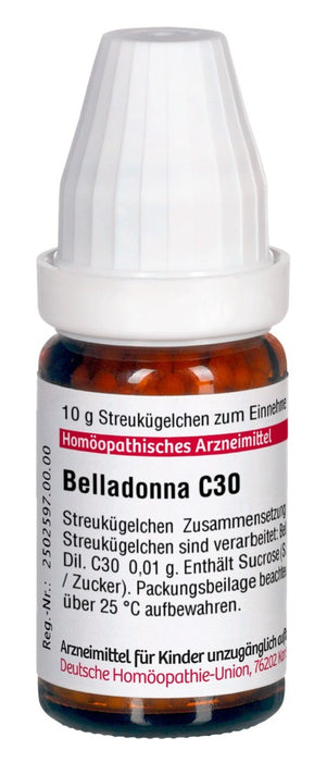DHU Belladonna C30 Streukügelchen, 10 g Globules