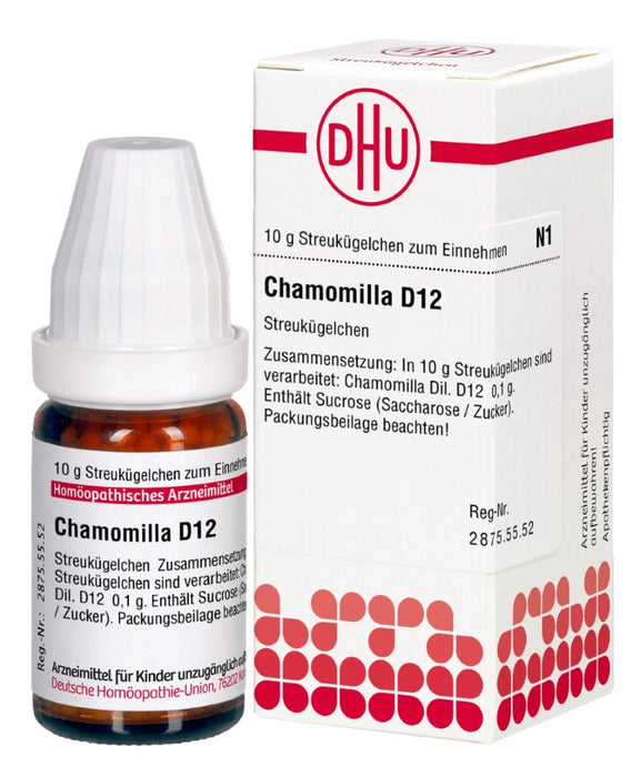 DHU Chamomilla D12 Streukügelchen, 10 g Globules
