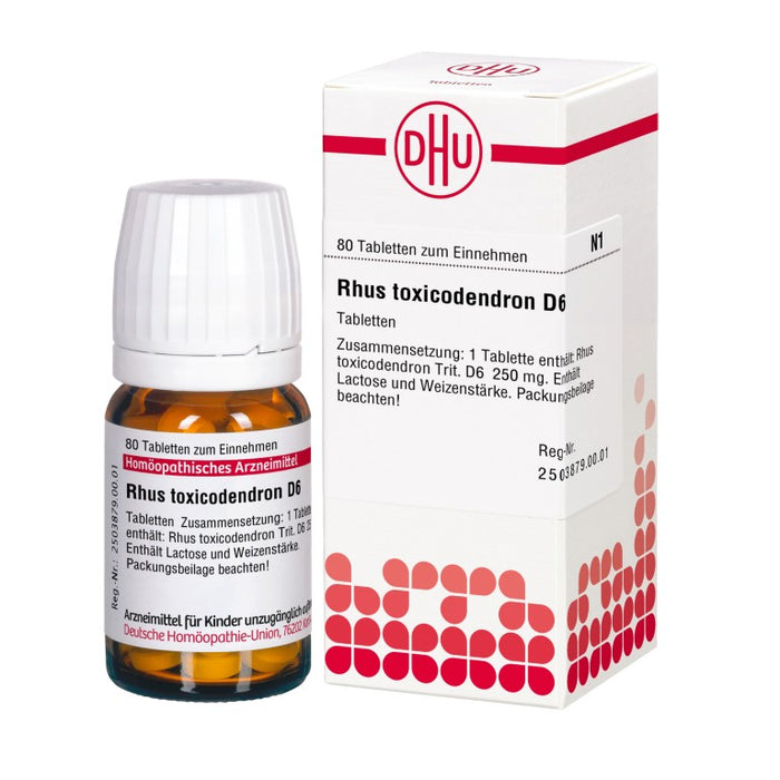 DHU Rhus toxicodendron D6 Tabletten, 80 pcs. Tablets