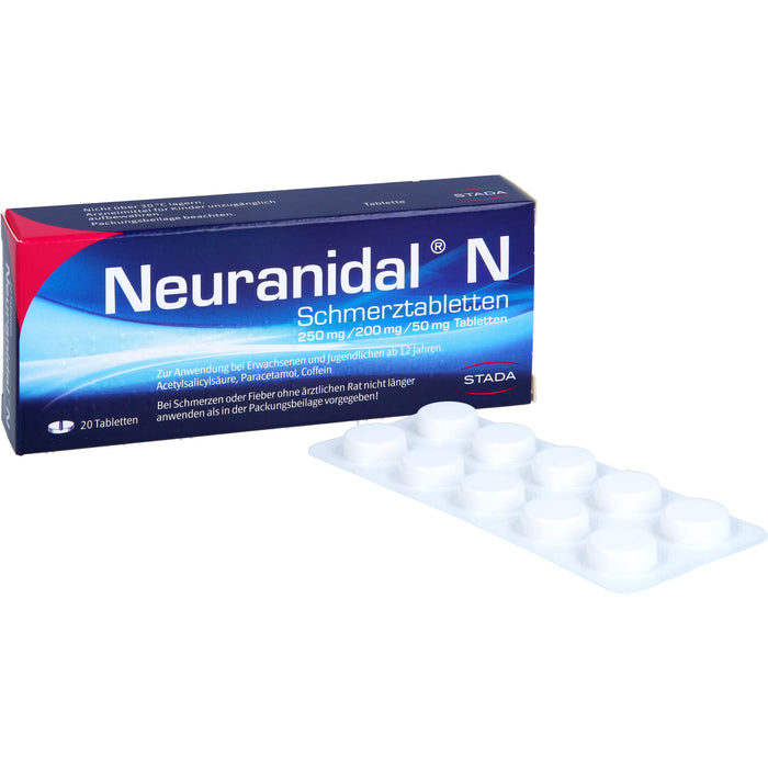 Neuranidal N Schmerztabletten, 20 pcs. Tablets