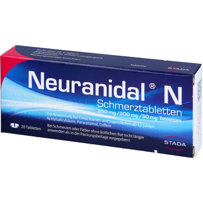 Neuranidal N Schmerztabletten, 20 pcs. Tablets