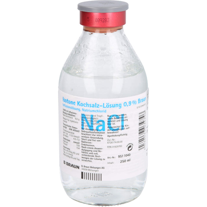 B. BRAUN Isotone Kochsalzlösung 0,9%, 250 ml Solution