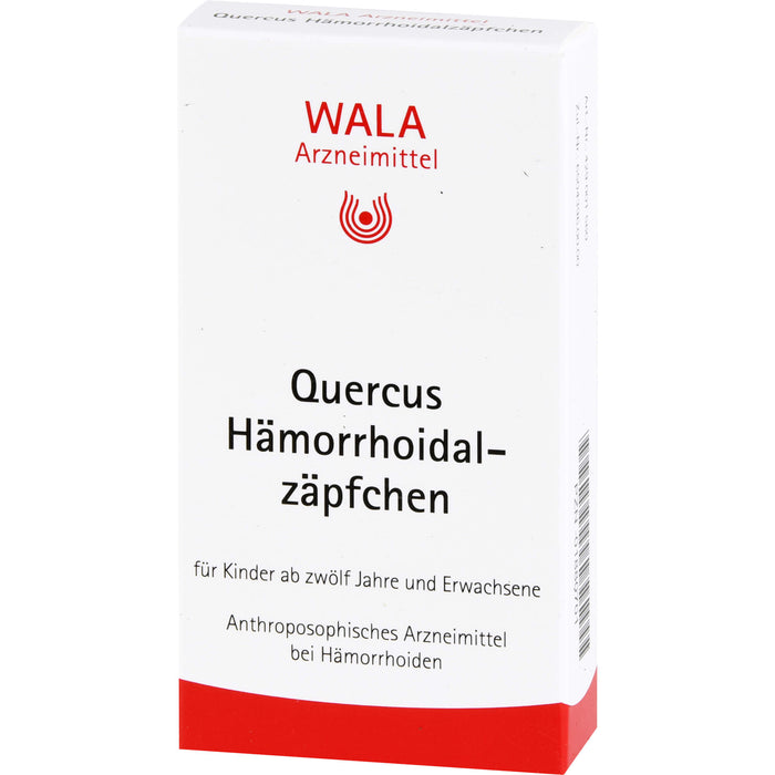 WALA Quercus Haemorrhoidalzäpfchen, 10 pcs. Suppositories