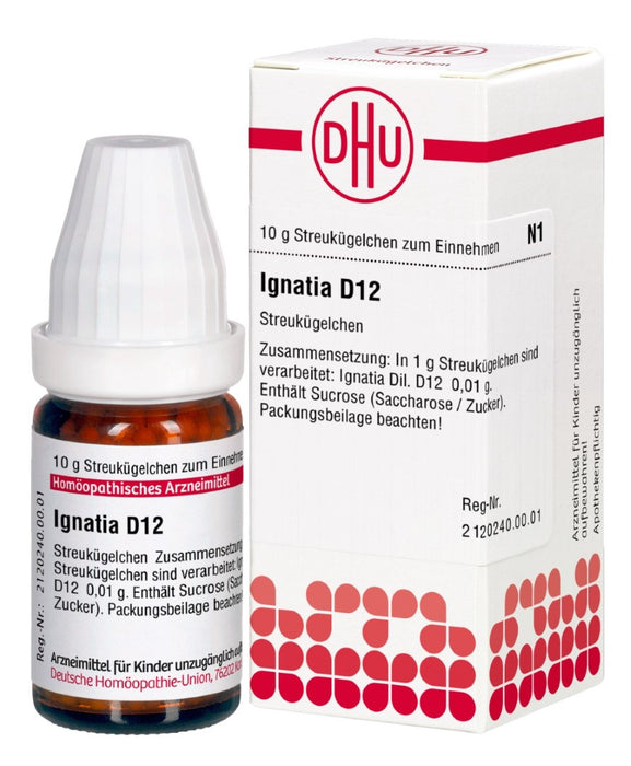 DHU Ignatia D12 Streukügelchen, 10 g Globules