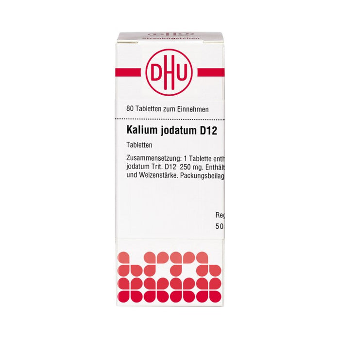 DHU Kalium jodatum D 12 Tabletten, 80 St. Tabletten