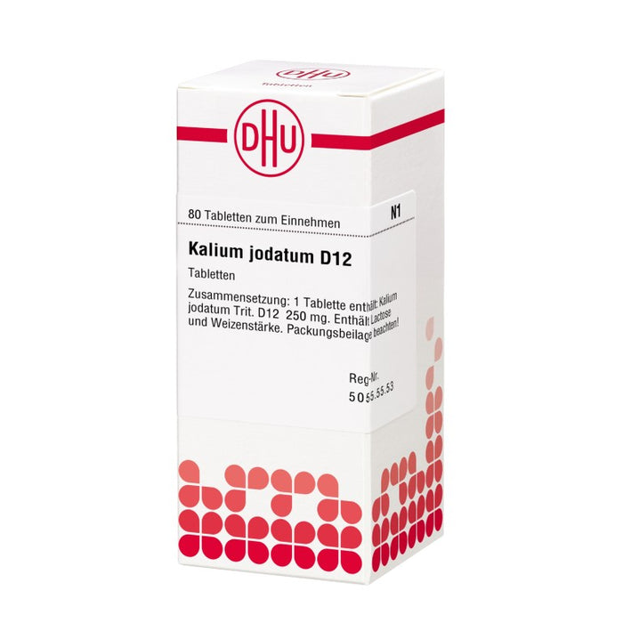DHU Kalium jodatum D 12 Tabletten, 80 St. Tabletten
