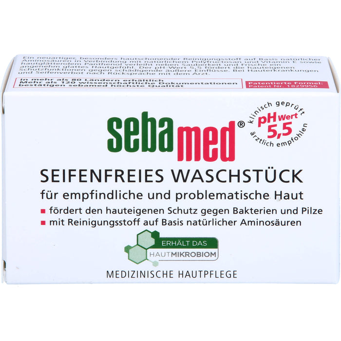sebamed Seifenfreies Waschstück, 100 g soins du corps