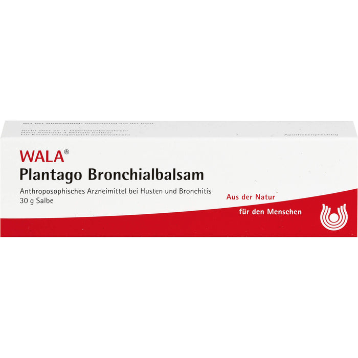 WALA Plantago Bronchialbalsam, 30 g Salbe