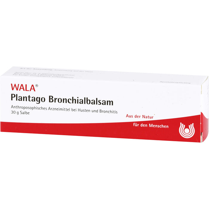 WALA Plantago Bronchialbalsam, 30 g Salbe