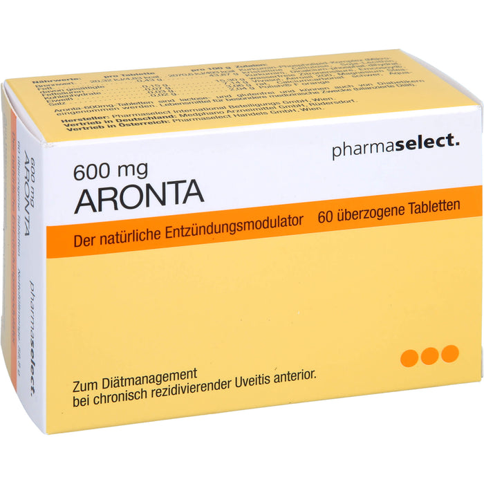 pharmaselect Aronta 600 mg Tabletten Der Entzündungsmodulator, 60 pc Tablettes