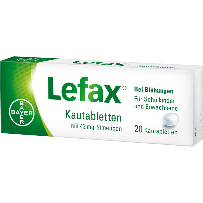 Lefax Kautabletten bei Blähungen, 20 pcs. Tablets